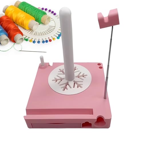 Rangement de fil amovible avec support smartphone, cadeau idéal tricot