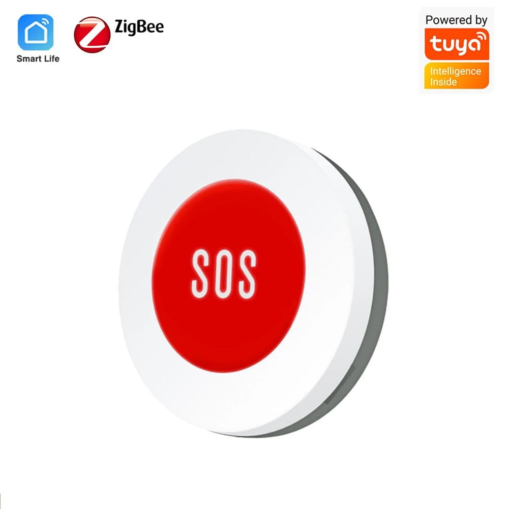 Tuya Smart ZigBee SOS Botón Sensor Alarma Emergencia Interruptor Control remoto