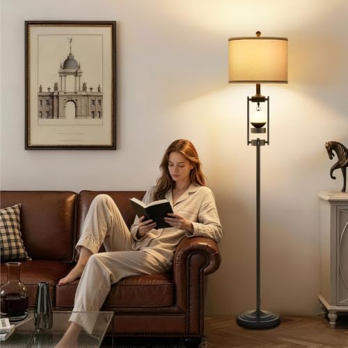 65'' Floor Lamp with Portable Nightlight, Standing Lamp with USB C+A - 47.99 w/ Code + 40% Off Code VA4FFQCT - image 7