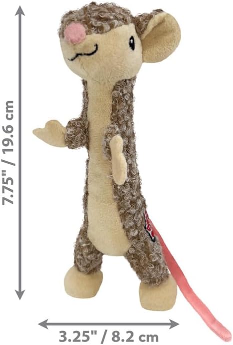 KONG Luvs Crinkle Textured Cat Toy Stuffed with Catnip (Mouse) image 4