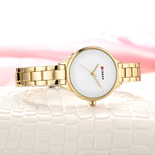 Relojes de pulsera,Henniu 9015 Relógio de Quartzo Feminino Elegante Relógio Feminino para Negócios C