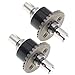 Treehobby 2PCS Metal Front and Rear Differential Gear Diff Gear Set Compatible with WLtoys 1/14 144010 144001 144002 1/12 124016 124017 124018 124019 RC Car Upgrade Parts