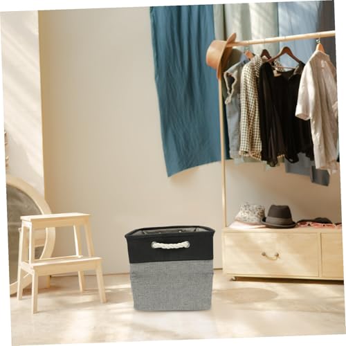 Cesta de ropa plegable de gran capacidad para organizar ropa sucia en dormitorio 5
