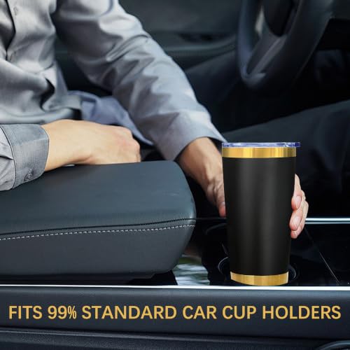 Image of 20 oz Insulated Tumbler Bulk Stainless Steel Tumbler,Black,12 Pack
