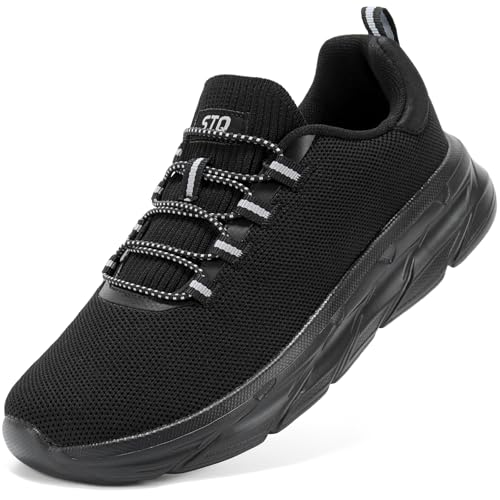 STQ Slip on Sneakers Women Cushioned Sole Comfortable Walking Shoes Fashion