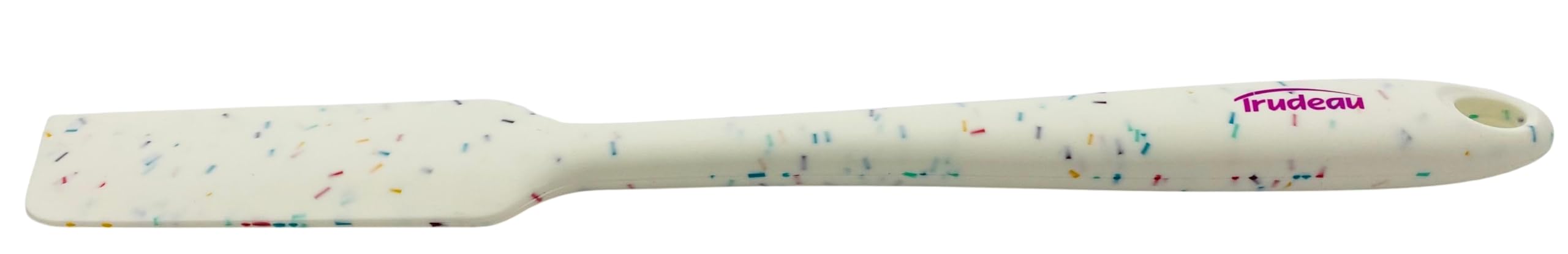 Trudeau 05118584 Confetti Pfannenwender, Silikon, 27, 9 cm, Weiß
