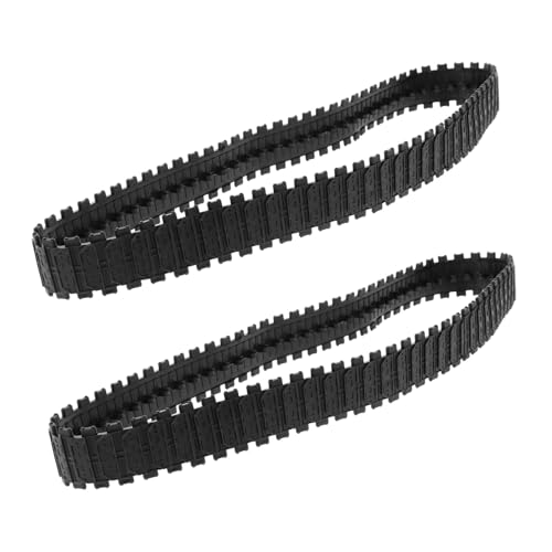 HEMOTON Replacement DIY Tank Tracks 66cm Diameter 2.5cm Wide for DIY Robot and Toy