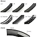 330g Asymmetric Super Light 29er Carbon MTB Rims 36mm Width 23-30mm Depth Hookless Tubeless XC Rims(UD Glossy,Depth23mm(330g))