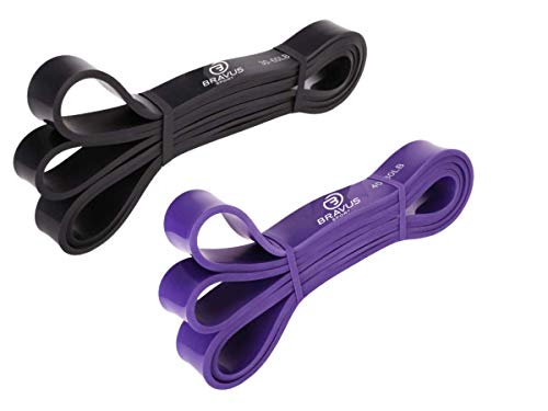Kit Super Bands Media 2.1 e Forte 3.2 Elástico Extensor Bravus Sport
