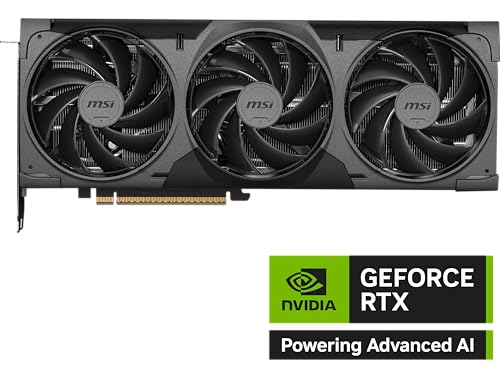 Image of msi Gaming RTX 5070 Ti 16G Ventus 3X OC Black Graphics Card (16GB GDDR7, 256-bit, Extreme Performance: 2482 MHz, DisplayPort x 3 2.1a, HDMI 2.1b, NVIDIA Blackwell Architecture)
