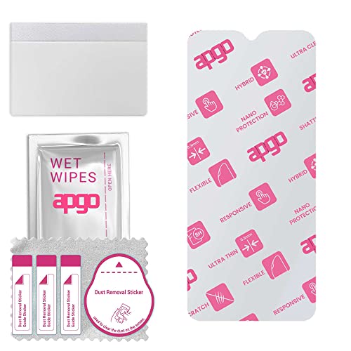 apgo Protector de pantalla Hybrid Glass para Oppo A15s