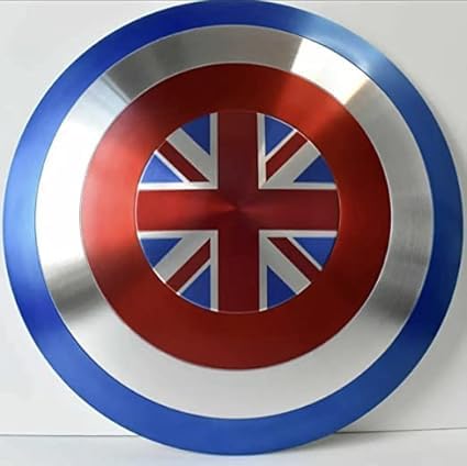 Gulvintilabcal Captain Carter Shield - Metal Prop Replica, MCU Shield Movie Prop Replica, Cosplay