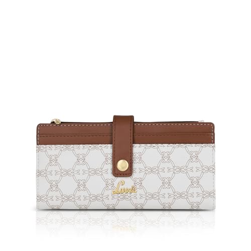 Image of Lavie Women's Monogram Safiya Bi-Fold Zip Wallet | Gift for Women