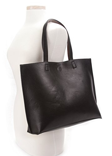 Bolso Tote Reversible de Cuero Vegano para Mujer miniatura 7