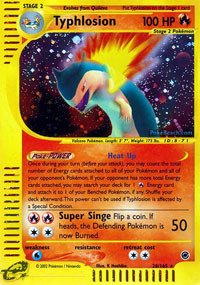 Pokemon - Typhlosion (28) - Expedition - Holo : Amazon.com.br