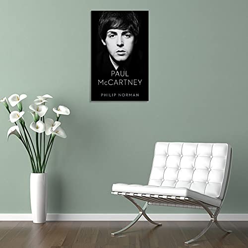 Paul McCartney Poster sur toile Motif chanceur rock 50 x 75 cm - Les Beatles, Paul McCartney, John Lennon, RIngo Starr, George Harrison Paul McCartney Poster sur toile Motif chanceur rock 50 x 75 cm – Image 6