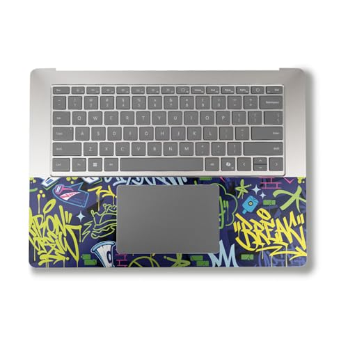 Image of Laptop Skin Compatible with Alienware M18 R2 (2024) - Neon Tags - Premium 3M Vinyl Protective Wrap Decal Cover - Easy to Apply | Crafted in The USA by MightySkins