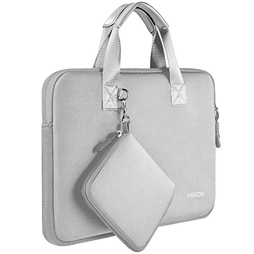 Image of Hseok Laptop Sleeve 13.3-14 inch Case with Small Pouch, Neoprene Computer Bag Compatible with MacBook Neo /Pro 14 M5 /M4 /M3 /M2 /M1, Mac Air /Pro 13.3, XPS 14 and Most 13-14 inch Notebooks,L02G03