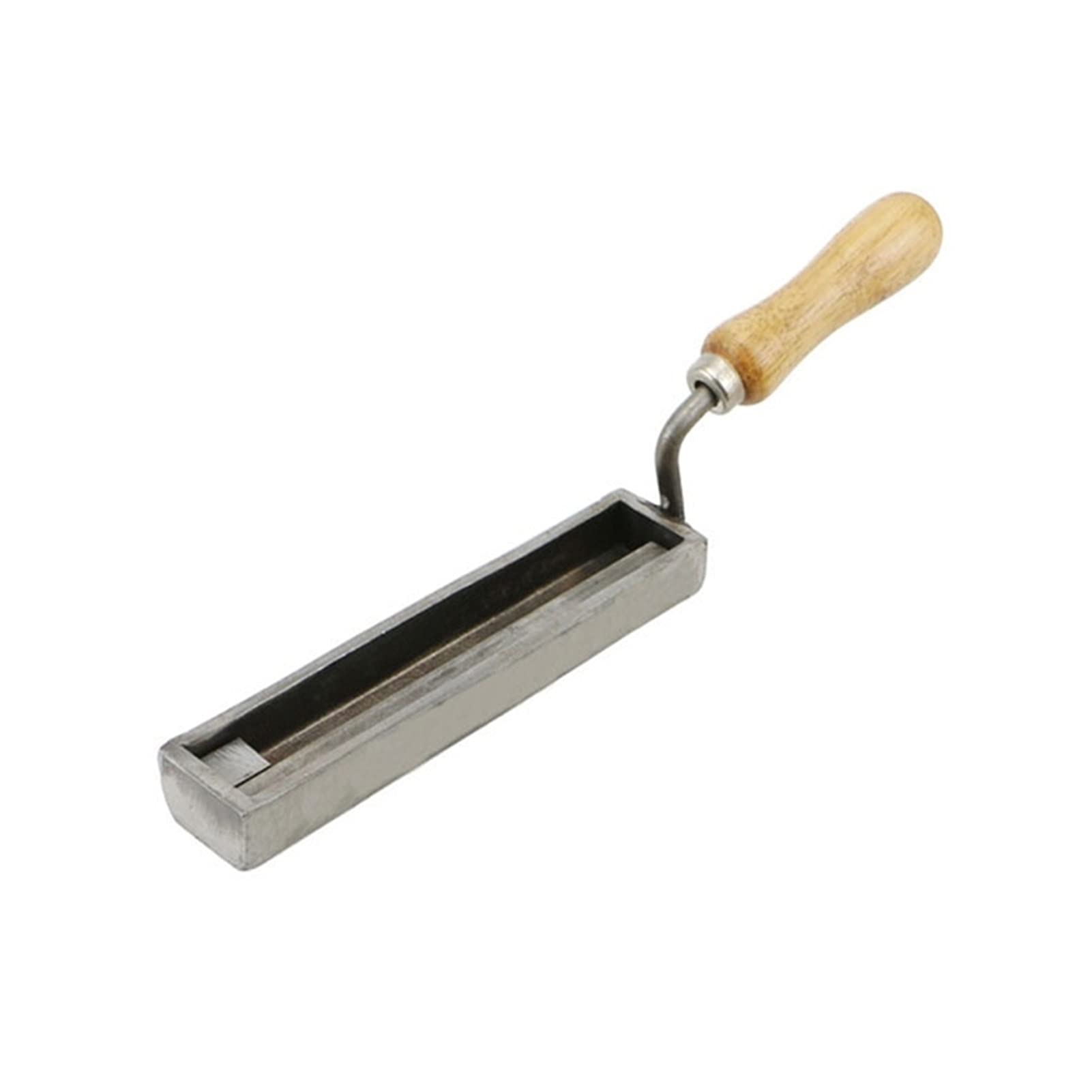 Moule de coulée de lingot d'or bar argent avec poignée bois MK803