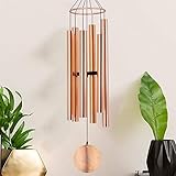 ASTARIN Wind Chimes Outdoor Large Deep Tone, 45 Inch Memorial Wind Chimes with 6 Aluminum Tubes Tuned Soothing -Sympathy Wind Chimes Unique Gifts for Mother, Daughter - Patio, Porch, Yard Décor