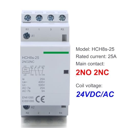 Contacteur modulaire 4P 25A 2NO2NC à faible consommation de commande - 2