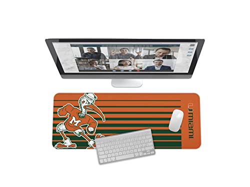 Sous-main NCAA Miami Hurricanes SOAR V.2 cadeau idéal pour fan de sport