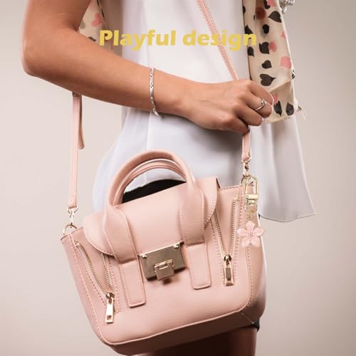 Image of Keychains Aesthetic, Cute Butterfly Bag Charms for Handbags, Alloy Metal Key Chain Set, Colorful Accessories for Women, Girls, Trendy Bag Charm for Car Keys