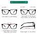 Eyekepper Oversize Reading Glasses Square Large Frame Readers for Men and Women - Black +1.25