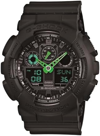 Casio G-Shock Black Watch GA100C-1A3 [カシオGショックブラックウォッチGA100C-1A3]