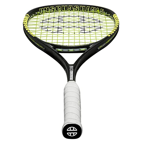 UNSQUASHABLE Tour-TEC Rebel Squash Racket â€“ 125g Super Light Weight Developed with Leading English Player George Parker for Increased Levels of Controlled Power