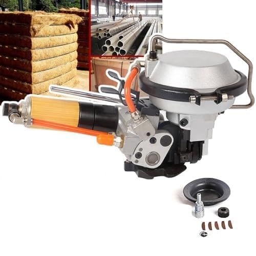 Pneumatische Umreifungsmaschine, Handgehaltenes Halbautomatisches Umreifungswerkzeug Für Effiziente Industrieverpackungen, 16 Mm