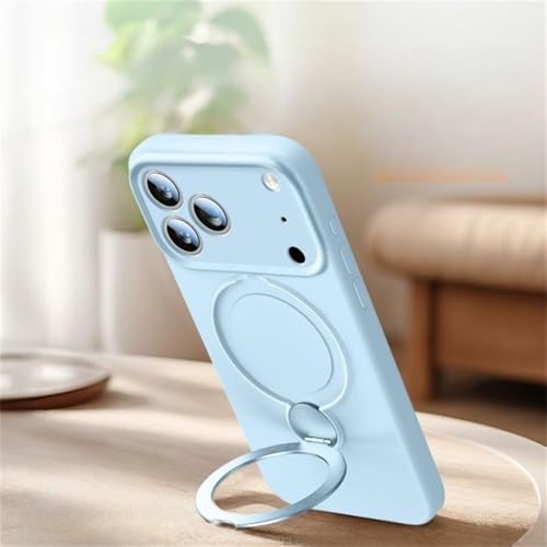 iPhone 17 Pro Max�p �}�O�l�b�g���z���_�[�X�^���h �g�уP�[�X iPhone Air 16 15 14 13�p �V���R���ی�J�o�[ �u���[ �g�уP�[�X Fo