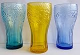 ✅ 3er Set /Coca Cola 0,3l Glas/Original/Mc Donald\'s/Konturglas/Arcoroc/Gläser/Softdrink/Longdrink/Trinkgläser/Gastro/Bar/Party / 3er Set