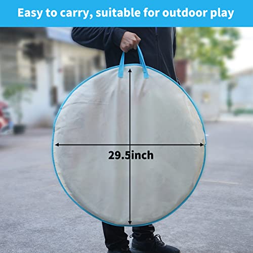 Betthimmel für Babys Faltbares Moskitonetz Bett Baldachin 180x170x200 cm Tragbare Reise für Einzel Extra groß für Doppelbett Pop Up Camping Zelt Netting Blau - Image 7