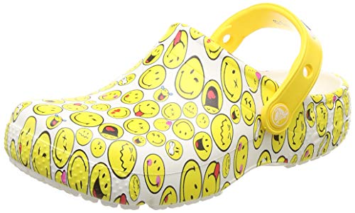 Image of Crocs Kid's Fun Lab Smiley Clog Shoe, multi, 5 M US Toddler