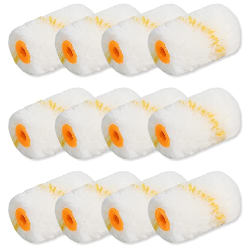 LIEKUMM Lot de 12 rouleaux de peinture en acrylique portable pour mur de 6 cm Cover