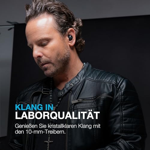 JLab Go Pop ANC In Ear Kopfhörer - Bluetooth, Schwarz – Ansicht 4