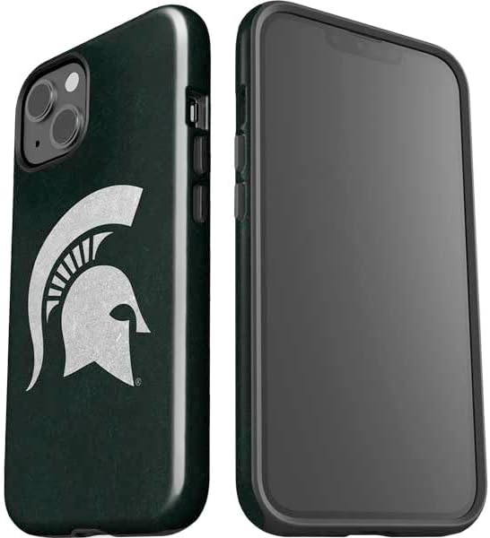 Skinit Impact Phone Case Compatible with iPhone 15 - Officially Licensed Michigan State University Spartans Logo Design