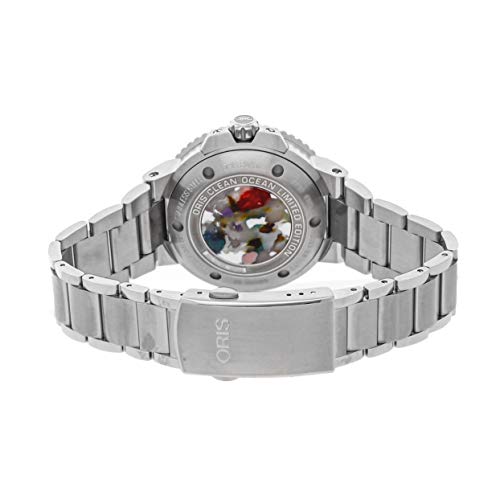 Oris Aquis Mechanical (Automatic) Teal Dial Mens Watch 01 733 7732 4185-Set (Certified Pre-Owned) #TOP3