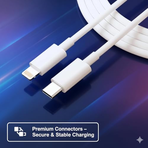 Image of HANYCONY 20W USB-C PD Power Adapter for Lightning-Speed to C Cable | Fast Charging for iPhone 14 13 12 11 X XR Series | Original Charging Speed