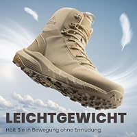 NORTIV 8 Herren Militärische Taktische Stiefel,Size 39.5,Sand – Ansicht 5
