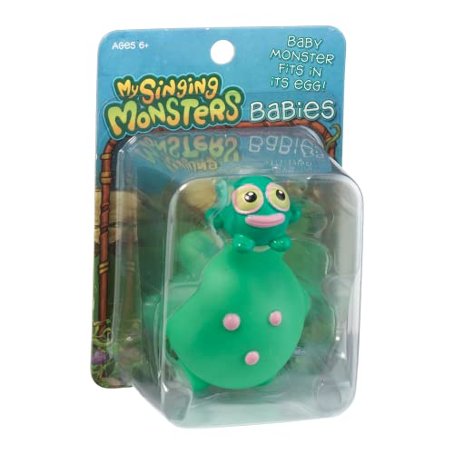 My Singing Monsters Baby Toe Jammer Collectible Figure with Egg Brown/a