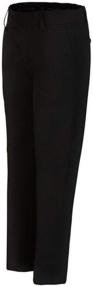 Giovanni Uomo Boys Husky Flat-Front - Slim fit Dress Slacks Poly Rayon Black 16-Husky - Image 3