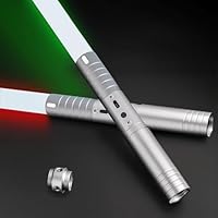 MOZC Espada Láser, Sable de Luz de 2 en 1 15 Colores, 4 Modos y