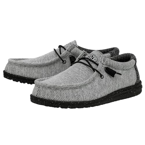 Hey Dude Men's Wally Stretch | Men's Loafers | Men's Slip On Shoes | Comfortable & Light-Weight4