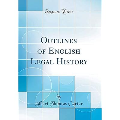 Outlines of English Legal History