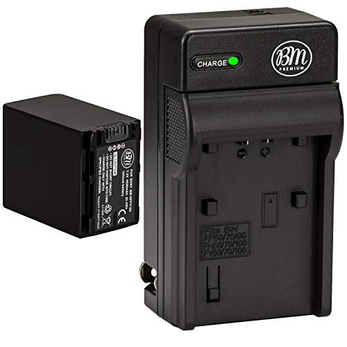 Bm Np-Fv100 Battery And Charger For Sony Fdr-Ax53 Hdr-Cx455 Hdr-Cx675 Cx190 Cx200 Cx210 Cx220 Cx230 Cx290 Cx330 Cx380 Cx430V Cx580V Cx760V Cx900 Pj340 Pj540 Hdr-Pj670/B Hdr-Pj810 Fdr-Ax33 Fdr-Ax100 #TOP14
