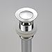 Bathroom Sink Drain,Drain Stopper Bathroom Sink Without Overflow,Pop Up Drain Strainer,Stainless Steel Chrome