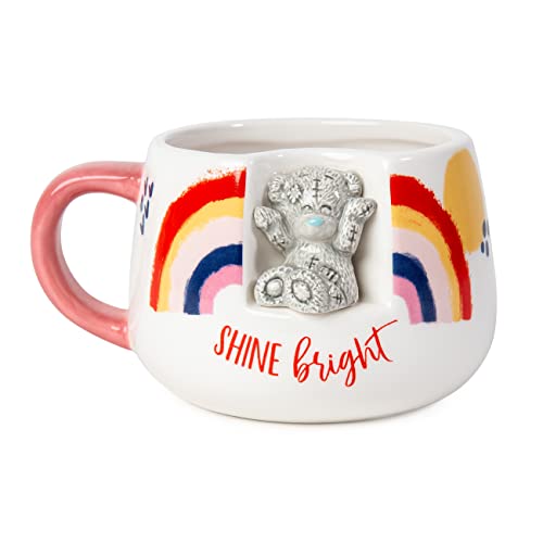 Me To You Bear Shine Bright Large Mug AGM01091 Great Mug, Pink, White