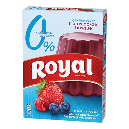 Royal - Gelatina Frutas del Bosque - Light - por 1 litro de aqua